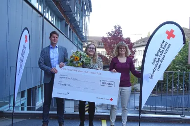 Das JRK St.Gallen erhält einen Award für die Begegnungsküche.
